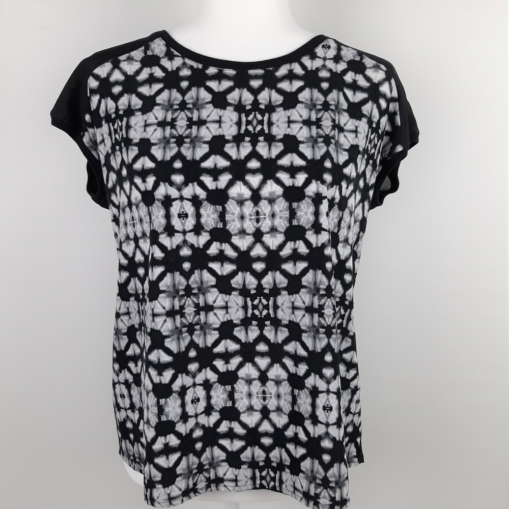 Sanctuary Tie Dye Short Sleeve Blouse